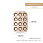 French Bakery Mini Muffin Cup Sub Chiffon Cake Mold
