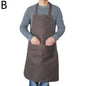 New Waterproof Oil Cooking Apron Chef Aprons Women Men Kitchen Apron with Front Pocket Dishwashing Cleaning Accessories Aprons