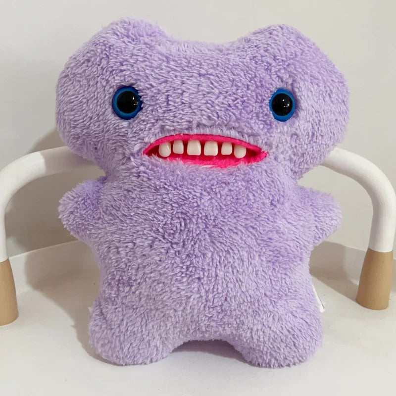 22cm Funny Ugly Teeth Monster Plush Toys Stuffed Anime The Block Monster Plushies Squirm Rainbow Crazy Rabbit Peluche Xmas Gifts