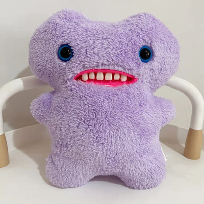 22cm Funny Ugly Teeth Monster Plush Toys Stuffed Anime The Block Monster Plushies Squirm Rainbow Crazy Rabbit Peluche Xmas Gifts