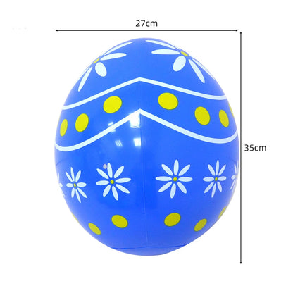 35/40cm Easter Rabbit Eggs Ballon PVC Children Inflated Ballon Garden Home Decoration Outdoor Kid Toys Ornament