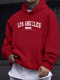 Men’s Los Angeles USA Print Hoodie – Long Sleeve Cotton Pullover