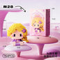 Disney Princess series Building Blocks Snow White Belle Animal Model Small Particles Assembled DIY Puzzle kids birthday gifts