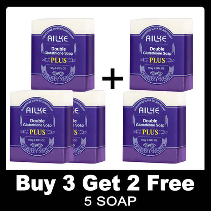 AILKE Glutathione PLUS Whitening Skin Care Set, Advanced Lightening Lotion, Moisturizes, Softens, Bleaching Kit for Men, Women