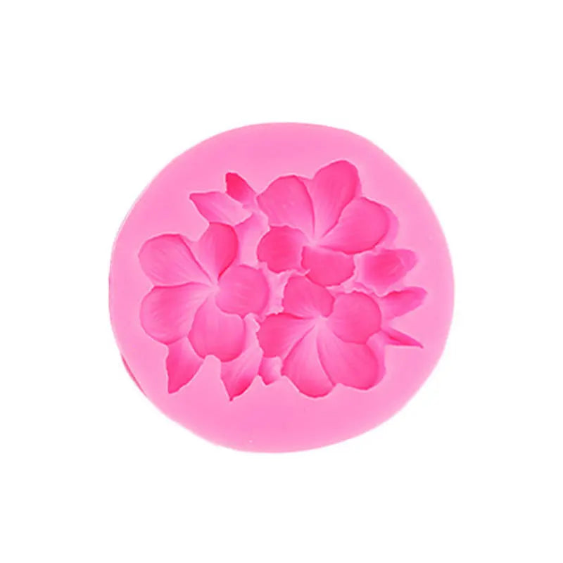 Gardenia Plumeria Flower Silicone Mold Cupcake Fondant Cake Decorating Mold Sugarcraf Chocolate Gumpaste Mold Resin Clay  Mold