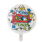 10pcs 18Inch Spanish English Happy Father's Day Foil Helium Balloon Feliz Dia Super Papa Air Globos Party Decoration Gift Baloes