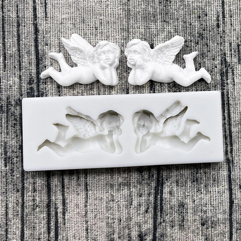 Angel Baby Silicone Mold Fondant Chocolate Sugarcraft Mold Cake Decorating Tools Baking Accessories