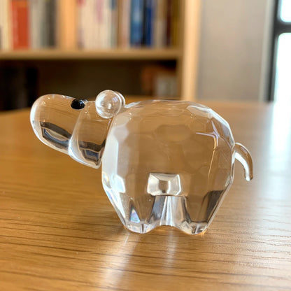 30 Styles Clear Crystal Cute Animal Figurines Glass Sculpture Paperweight Home Decors Table Ornament Xmas Kids Lady Favor Gift