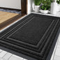 Olanly Natural Rubber Mat Non Slips Low Profile Outdoor Mat For Home Entrance Floor Doormats Heavy Duty Door Mat Outdoor Indoor