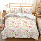 Botanical Leaves Duvet Cover Floral Print King Bedding Set Soft Microfiber Geometric Pattern Comforter Cover With 2 Pillowcases
