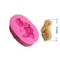 3D Sleep Baby Shape Cooking Tools Silicone Mold For Baking Kitchenware Chocolate Candy Jelly Fondant Cake Decorating