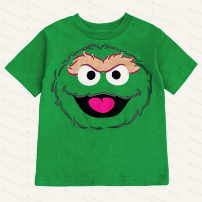 Sesame Street Cartoon T‑Shirts – Toddler Boy/Girl & Adult Unisex Character Tops
