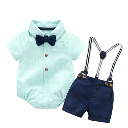 Kids Boys Formal Party Outfits Clothes Set Wedding Birthday Toddler Boy Gentleman Handsome Children Elegant Suit 1 2 3 4 5 Years