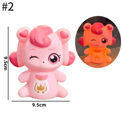 Cute Mini Panda Night Light LED Sleeping Animals Lamp Capybara Rabbit Lamp for Home Desktop Orname nParty Favors Gift