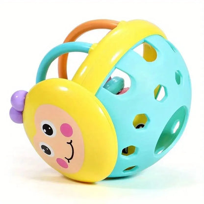 1 Pc 10cm Baby Toy Catch Ball Bendy Baby Walker Rattles Develop Intelligence Ball 0-12 Months Plastic Bell Rattle Doll