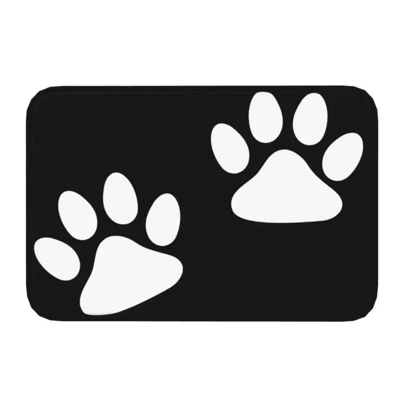 Personalized Paw Prints Dog Doormat Mat Anti-Slip Animal Kitchen Bath Balcony Rug Carpet 40*60cm
