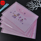 5pcs Plastic Transparent Document Storage Folder  Bag 16C -A4 Paper Size
