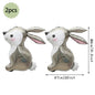 Happy Easter Party Decorations – Bunny & Egg Paper Plates with Cute White Rabbit and Carrot Foil Balloons, Kids Party Supplies & Favors