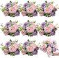 4-20 Bundles Artificial Peonies Flower Boho Faux Flower Artificial Centerpiece Spring Bouquet Floral Wedding Decoration for Vase