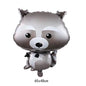 Woodland Animals Foil Balloon Set – Fox, Hedgehog, Raccoon, Deer & Bear Forest Theme Party Decor