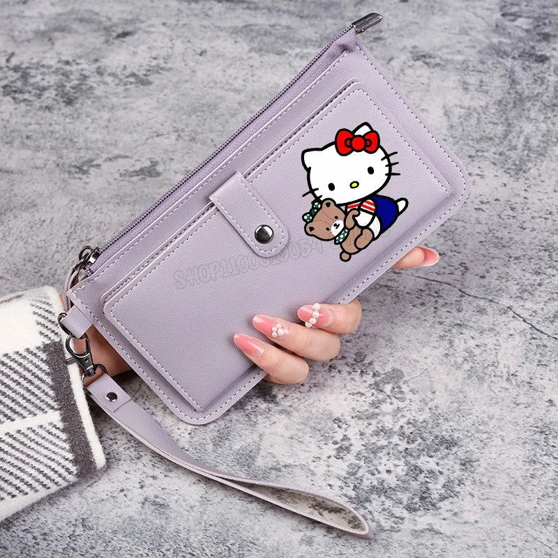 Hello Kitty Women Wallets PU Leather