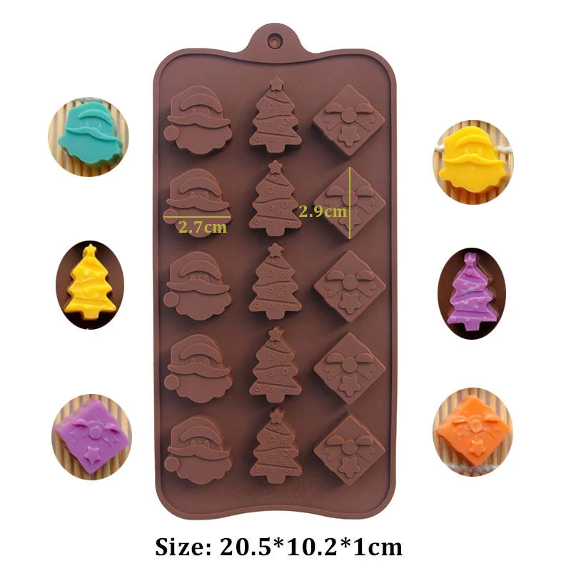 (59-87) Handmade Chocolate Candy Mould Jelly Pudding Ice Mold Insect Rose Heart Shape Silicone Moulds Baking Tool