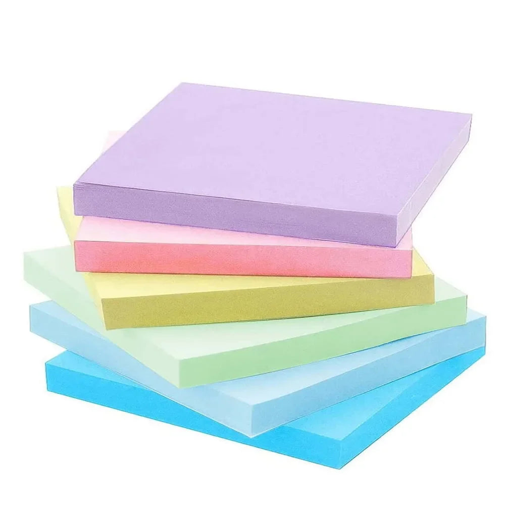 LOLEDE Kawaii Sticky Notes & Notepad Set – Index Tabs, Scratch Paper & Cute Stationery for School or Office