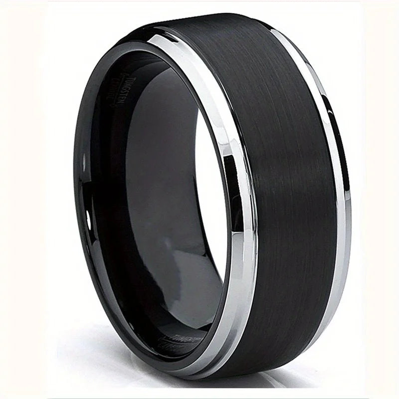 Fashionable Couple Ring, Inlaid with Cubic Zirconia for Men's and Women's Engagement Jewelry, Holiday Gift Giving Wedding