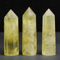 Natural Stone and Crystals Point Wand Rose Quartz Amethyst Home Decoration Mineral Stones Crafts