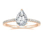 Trumium 2 CT 925 Sterling Silver Engagement Rings Gemstone Cubic Zirconia Wedding Promise Rings for Women Fine Jewelry Gifts