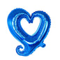 10pcs 18inch Hook Foil Helium Balloons 45x45cm Size Heart Shaped Wedding Valentine's Day Party Decoration Balloons Supplies