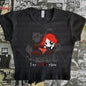 Harajuku Goth Short Sleeve Y2K Style Letter Print Fairy Grunge Summer E-girl White Crop Top Slim 2000s Star Streetwear T-shirts