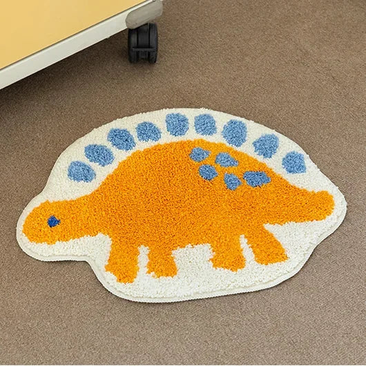 Soft Cartoon Imitation‑Cashmere Floor Mat for Bedroom, Bathroom & Home Décor