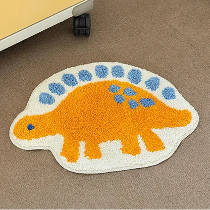 Soft Cartoon Imitation‑Cashmere Floor Mat for Bedroom, Bathroom & Home Décor