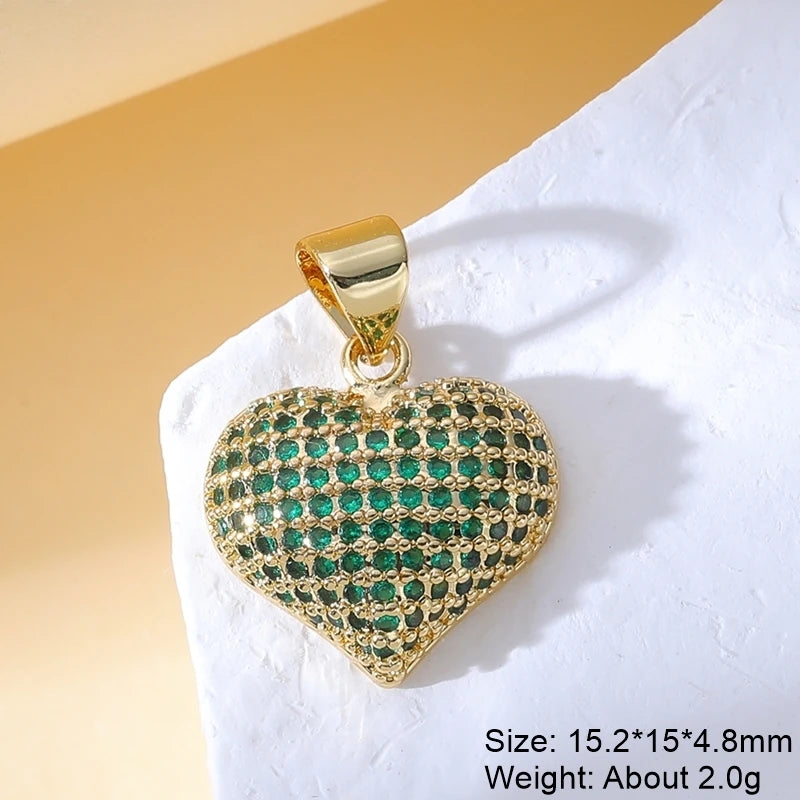 Handmade Luxury Pendant 18K Real Gold-Plated Charms