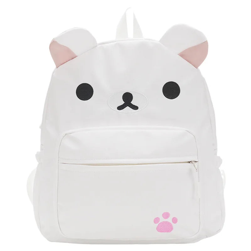 Rilakkuma Backpack Women Anime Relax Bear Student School Bags Girls Boys Outdoor Sport Travel Fashion Rucksack Gift Hot Sales