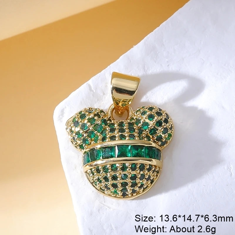 Handmade Luxury Pendant 18K Real Gold-Plated Charms