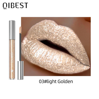 6 Colors Metallic Glitter Diamond Liquid Lipstick Waterproof Long Lasting Pearl Shiny