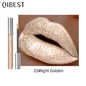 6 Colors Metallic Glitter Diamond Liquid Lipstick Waterproof Long Lasting Pearl Shiny