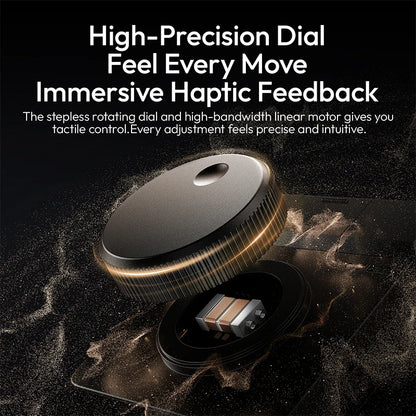Ulanzi D100H Dial Creative Controller for Video&Photo Editing Dial&RGB Keypad Controller for Light System for Intelligent Studio
