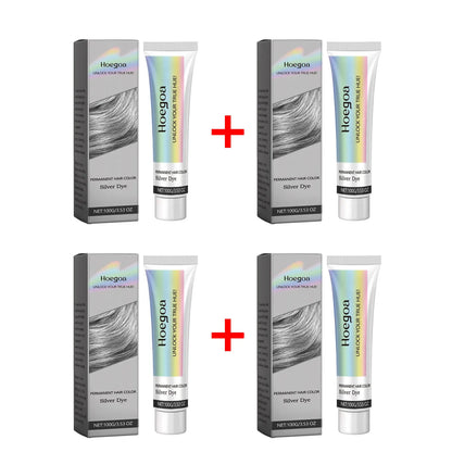 Permanent Grey Hair Dye Styling Hair Color Wax Shampoo No Damage Quick Coloring Long-Lasting Professional Hair Dyeing Cream