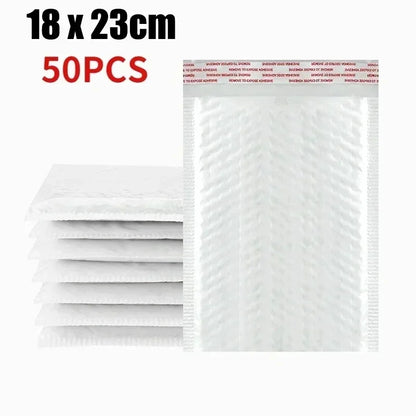 50-10Pack Bubble Envelopes Bag Pearlescent Film Waterproof Bubble Bag Packaging Express Self-Seal Goods Business Mailing Package
