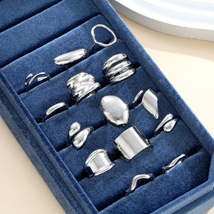 14 Piece Simple Luxury Ring Set
