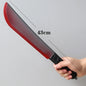 Halloween Bloody Knife DIY Party Decoration Sharp Plastic Toy Simulation Kitchen Knife Tricky Props Curved Knife Halloween Props