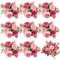 4-20 Bundles Artificial Peonies Flower Boho Faux Flower Artificial Centerpiece Spring Bouquet Floral Wedding Decoration for Vase