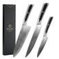 Sunnecko Damascus Chef Knife Set – 1–7 PCS High Carbon VG10 Steel Ultra‑Sharp Kitchen Knives