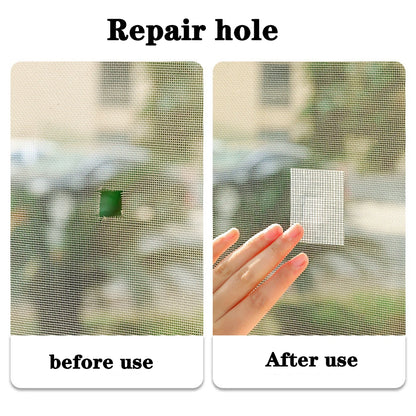 Waterproof Window Screen Repair Tape – Self‑Adhesive Anti‑Insect Mesh Patch
