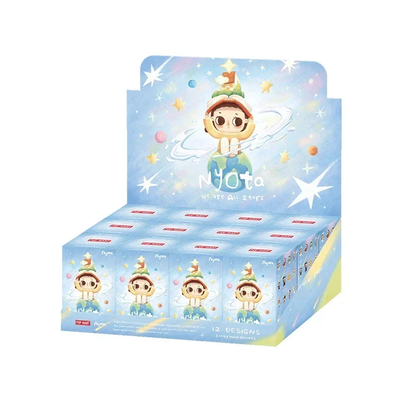 POPMART Nyota We Are All Stars Series Original Blind Box - Cute Anime Action Figure Mystery Surprise Ornament Figurines