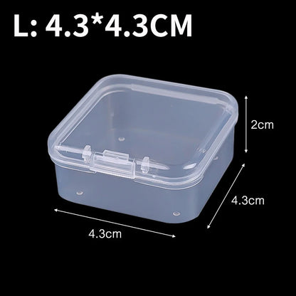 Mini Transparent Storage Boxes – Portable Containers for Earrings, Rings & Small Accessories (6/60pcs)
