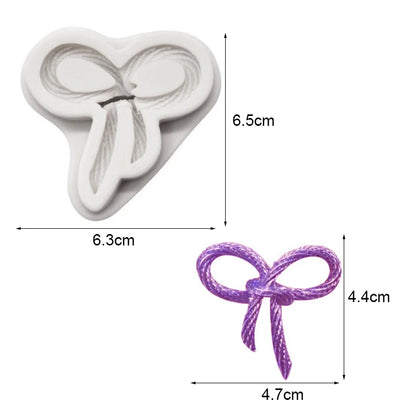 Bow Bowknot Silicone Cake Baking Mold Sugarcraft Chocolate Cupcake Resin Tools Fondant Decorating Tools